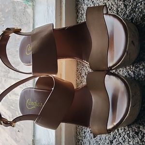Tan wedges